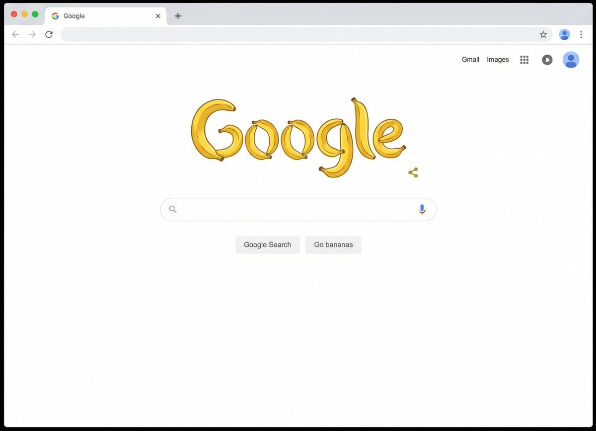 趣味香蕉版 Google 首页设计