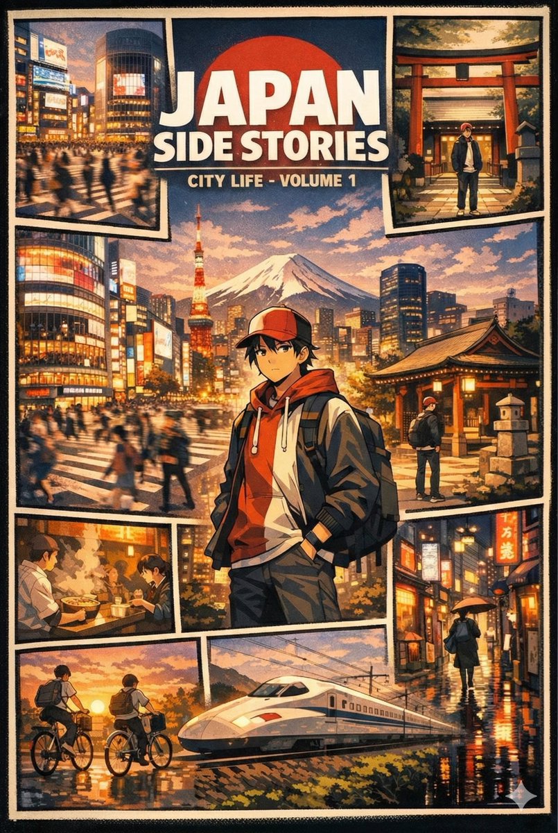 日本都市生活动漫艺术：城市探索与旅行