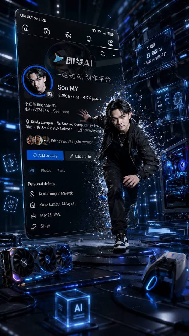 电竞少年破框海报