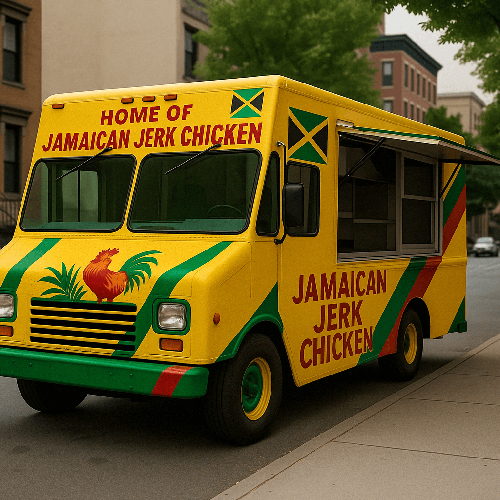 牙买加 Jerk 餐车品牌化