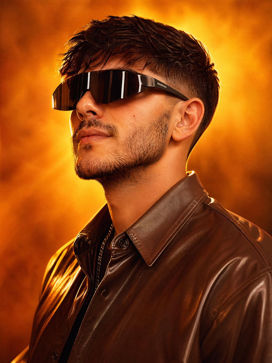 Futuristic Confidence: A Portrait of Style