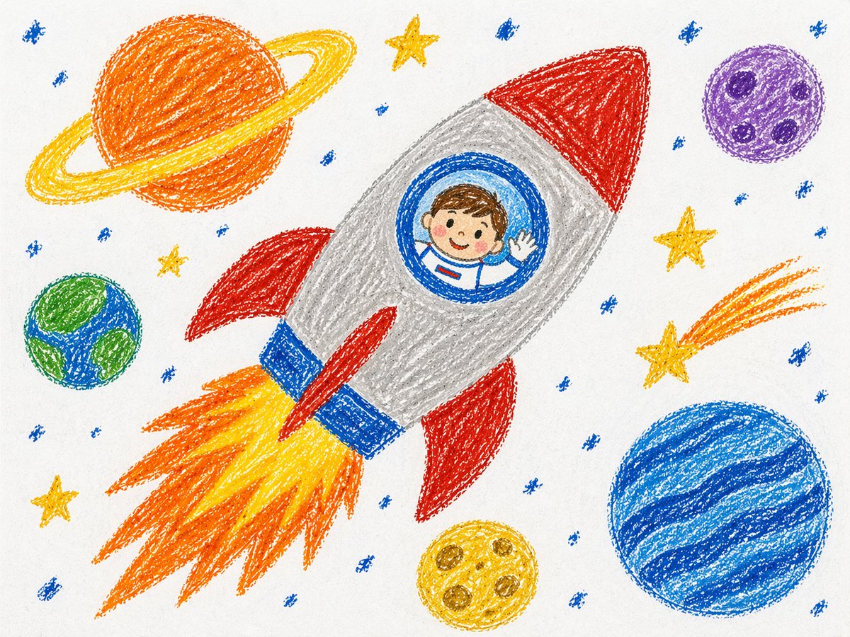 Whimsical Crayon Dreams