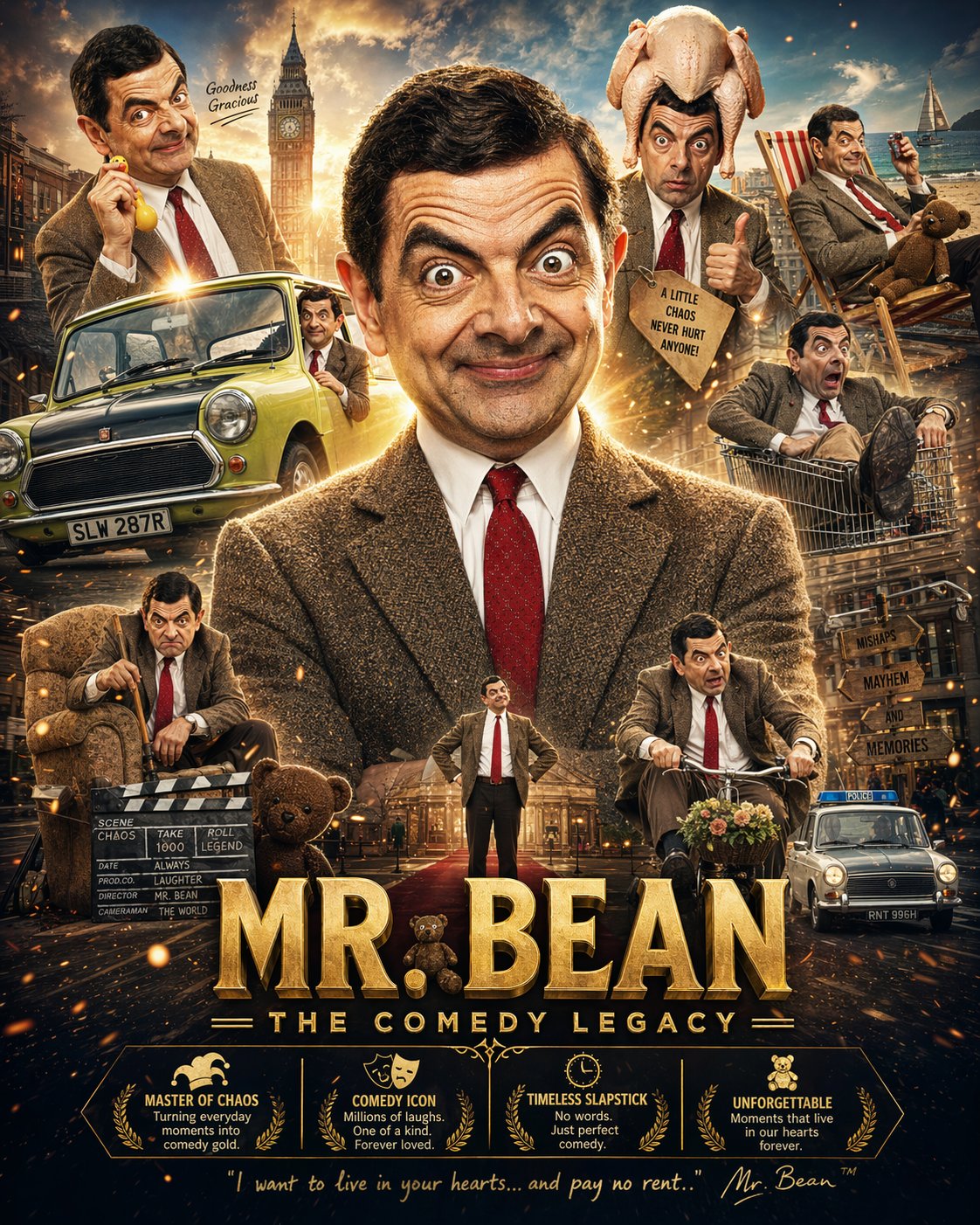 Mr Bean Career Poster