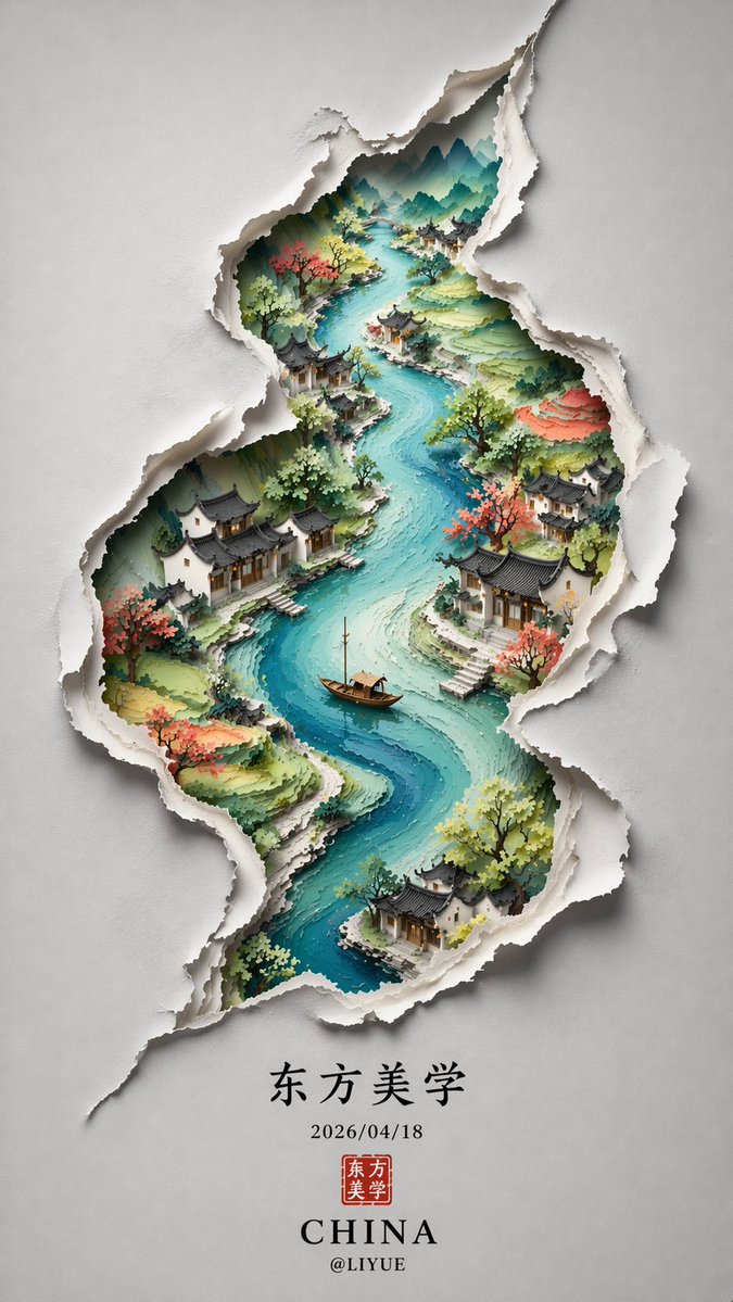 gpt image 2生成图片：东方美学。
