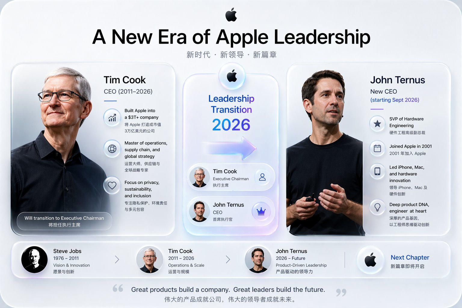 just one sentence: Help me generate an Apple liquid glass style PPT