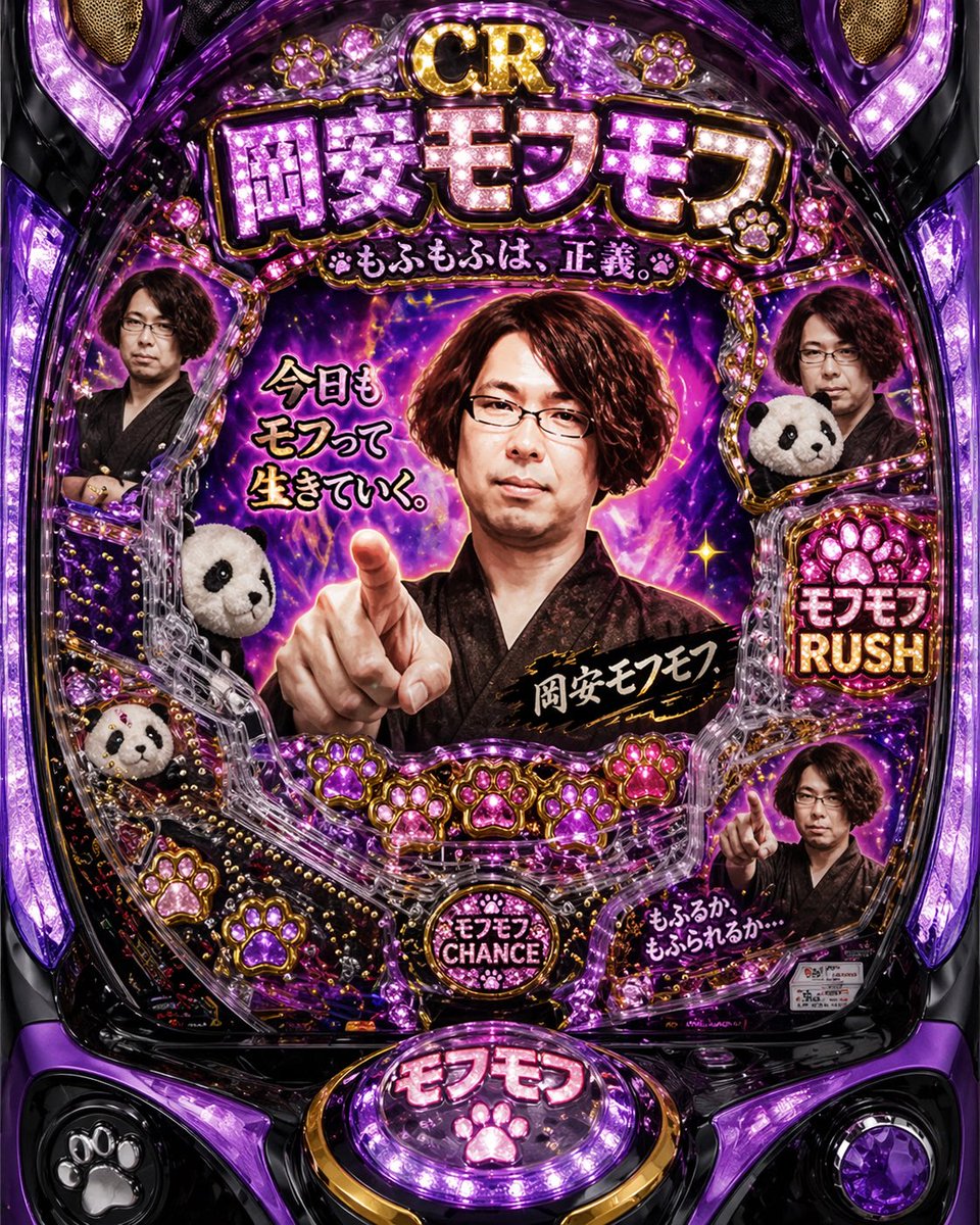 荒诞的紫色 Mofumofu 柏青哥机