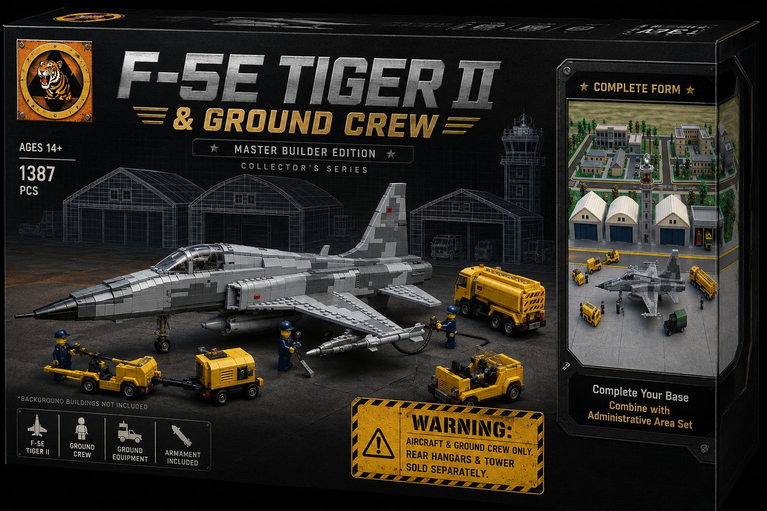 F-5E Tiger II and Ground Crew - LEGO Collector Edition