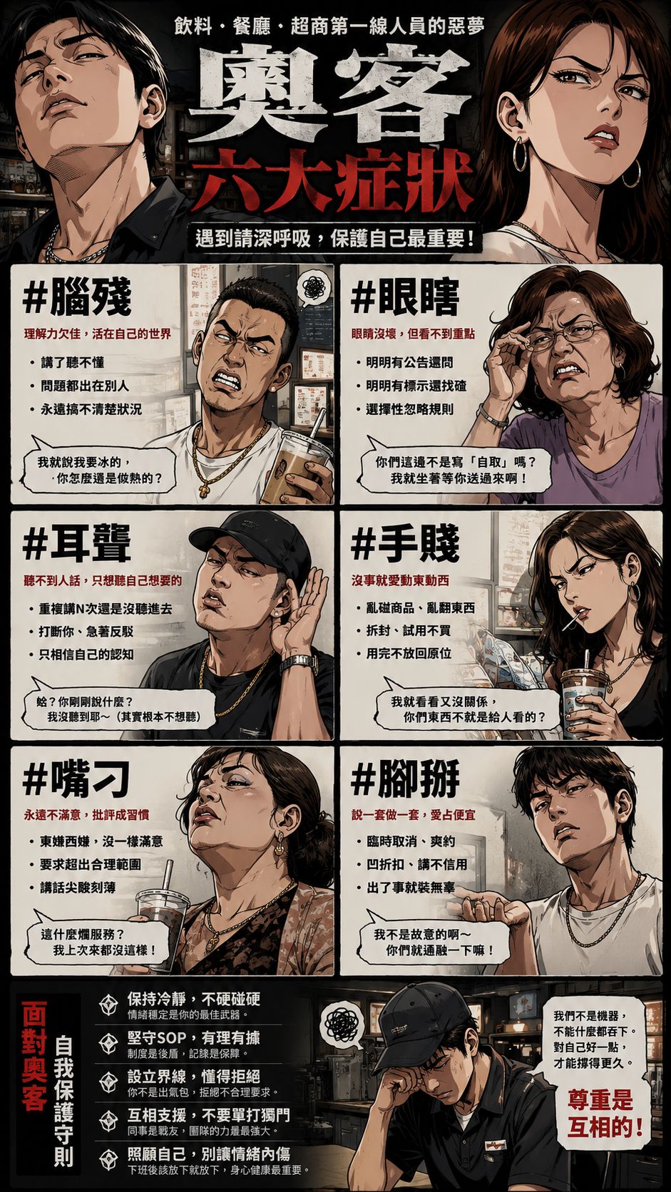 向飲料、餐廳、超商……等第一線從業人員致敬
