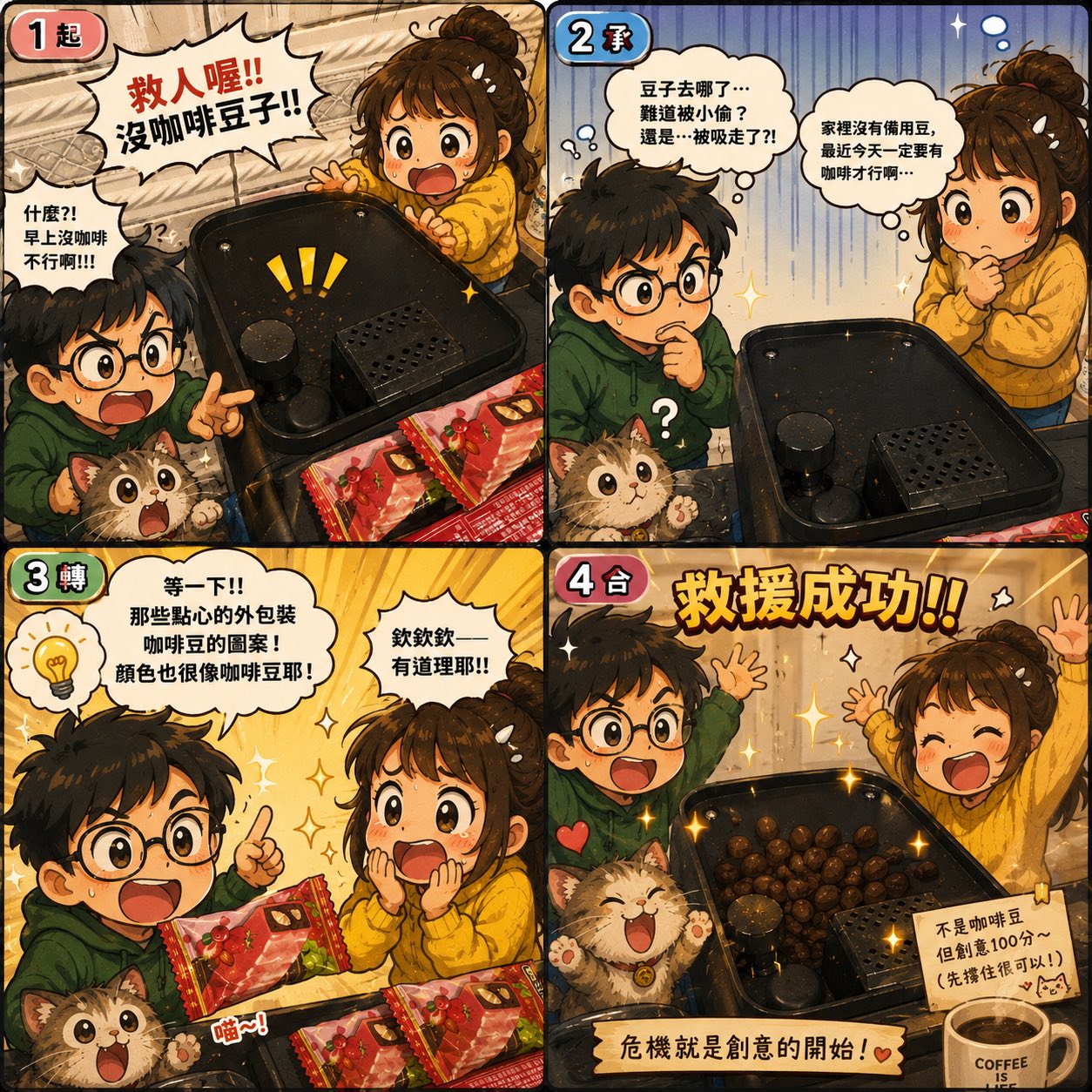 四格漫画教程 现实照片+AI创作