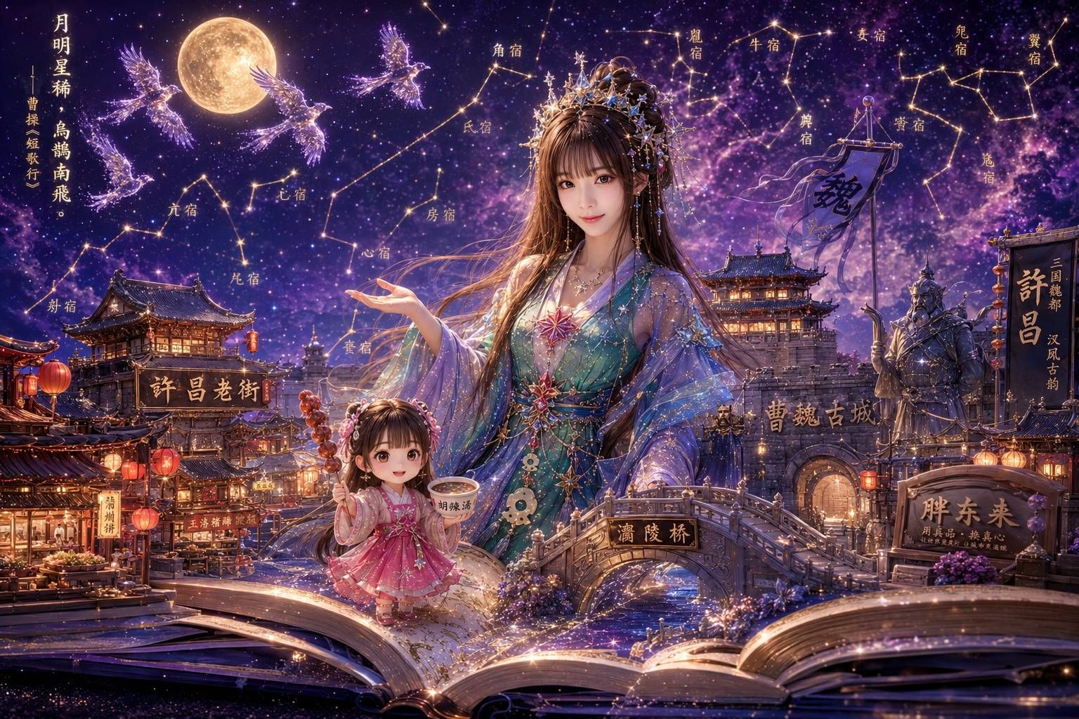 河南許昌市 - 三國曹魏星空漢服奇幻童話